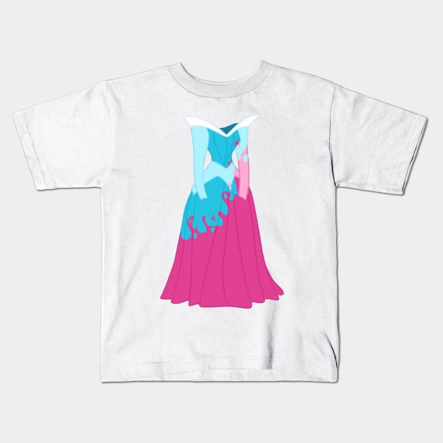 pink or blue dress Kids T-Shirt by EdenAtencio04